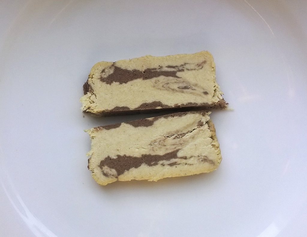 Two slices of Sesame Halva Cocoa by Bul-Tat