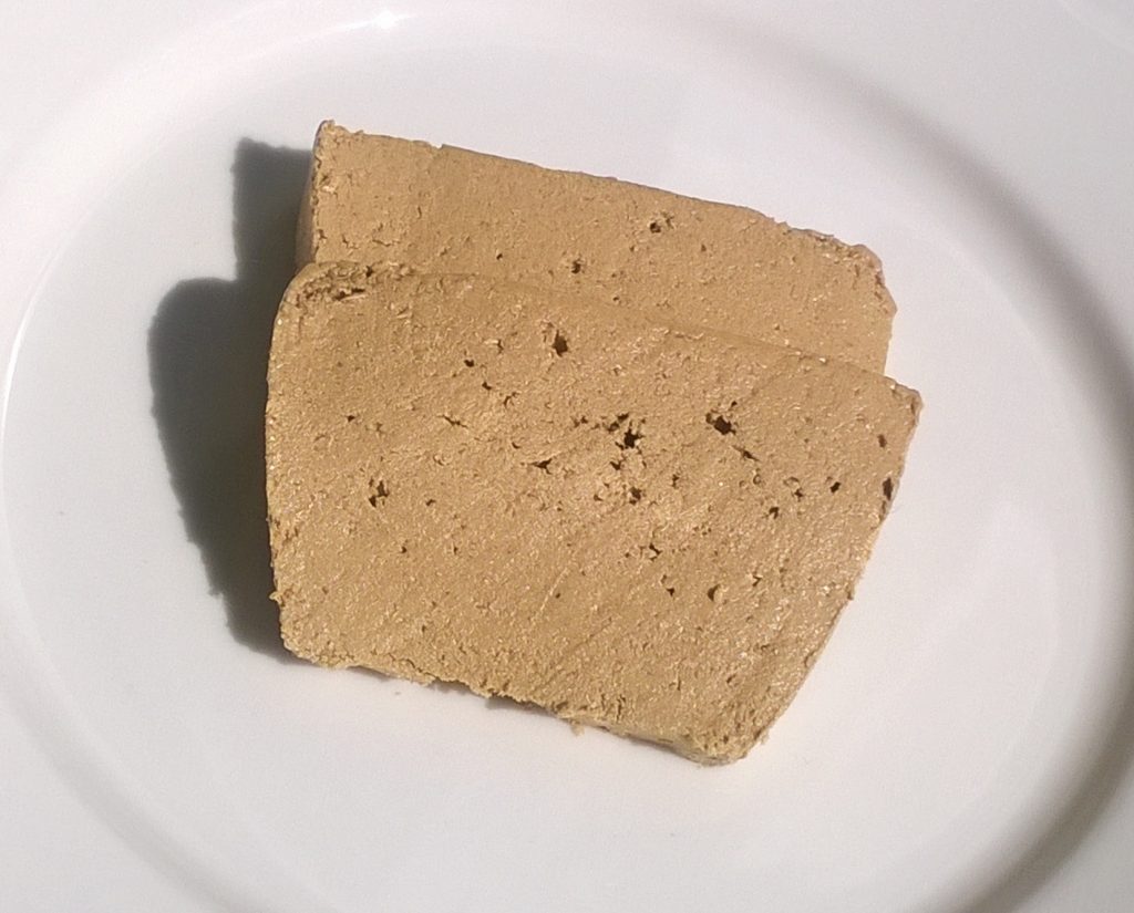 Two slices of Tahini Halva with Grape Extract by Oghab Halva