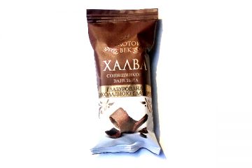 Packaging of Sunflower Halva with Vanilla and Chocolate Coating by Zolotoj Vek