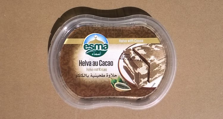 Packaging of Halva with Cocoa by Esma