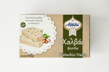 Packaging of Pistachio halva by Attiki