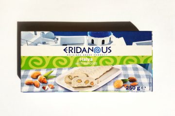 Packaging of Eridanous Halva with Almonds