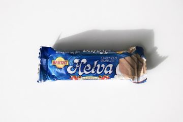 Packaging of Vanilla flavoured halva by Baktat
